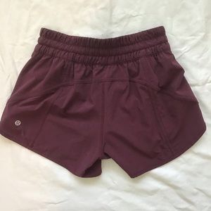 Lululemon dark Adobe tracker shorts size 6
